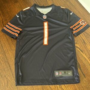 Nike Chicago Bear’s Fields Navy Football Jersey #1